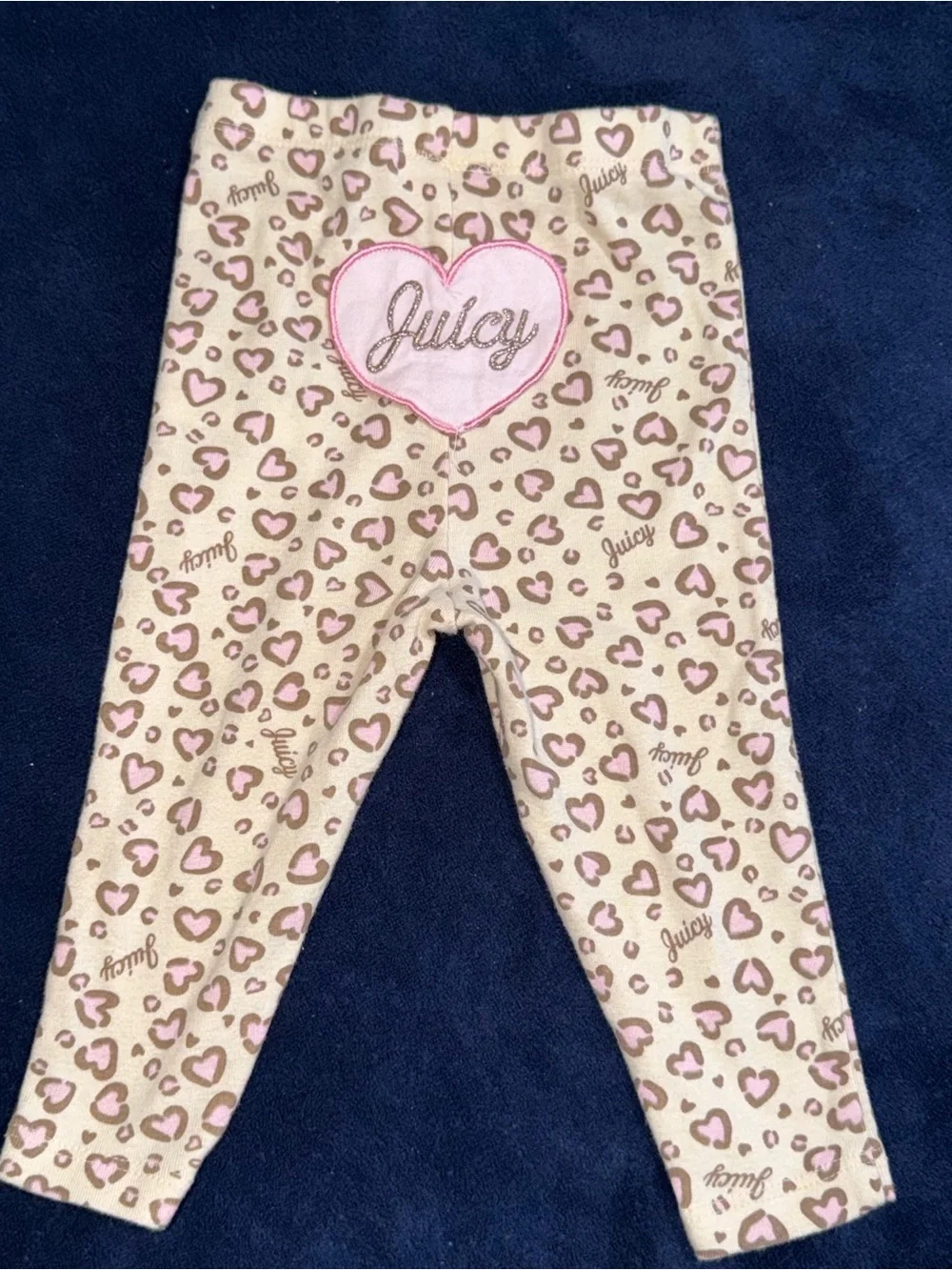 Juicy Couture Pink Heart Print | 6-9 months | 3 pieces